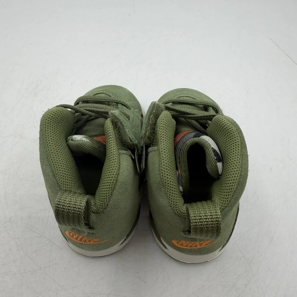 Nike Air Jordan MVP Shoes Toddler Sz 2 C Olive/Sail Jumpman Sneakers DZ5576-300
